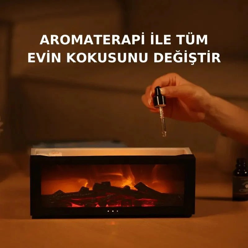 Alevli Şömine Hava Nemlendirici