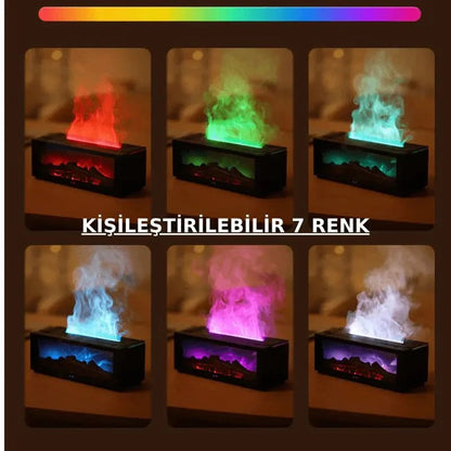 Alevli Şömine Hava Nemlendirici